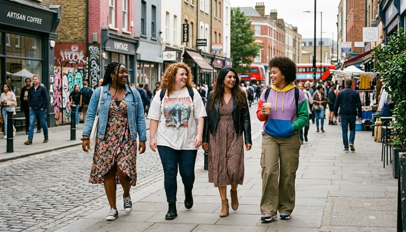 Conseil mode grande taille : quand les quartiers de Londres dictent les nouvelles tendances inclusives