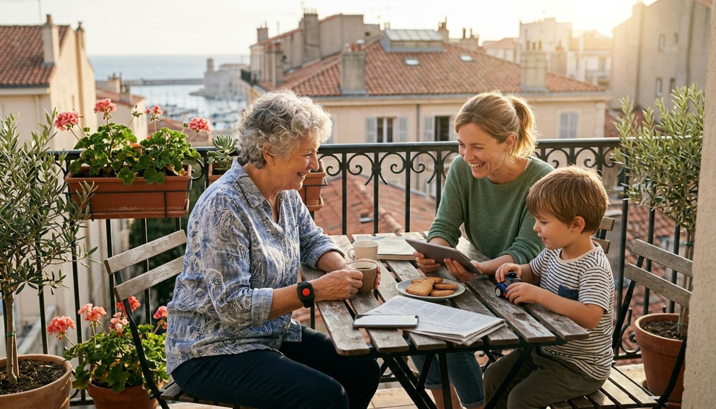 Quand la téléassistance mobile s'invite dans le quotidien des familles à Marseille